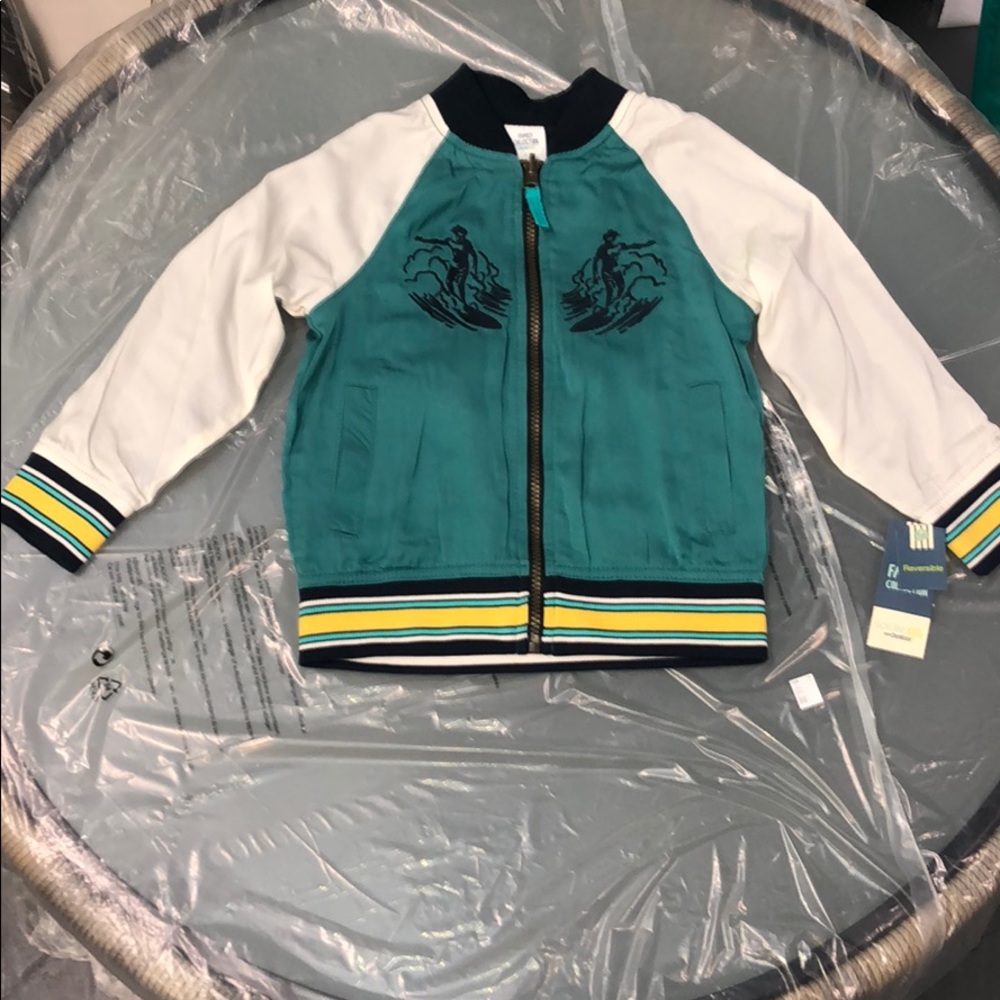 NWT Reversible Zip up jacket